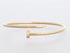 Cartier Small 18K Yellow Gold Diamond Juste Un Clou Bracelet