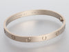 Cartier 18K White Gold Love Bracelet 18