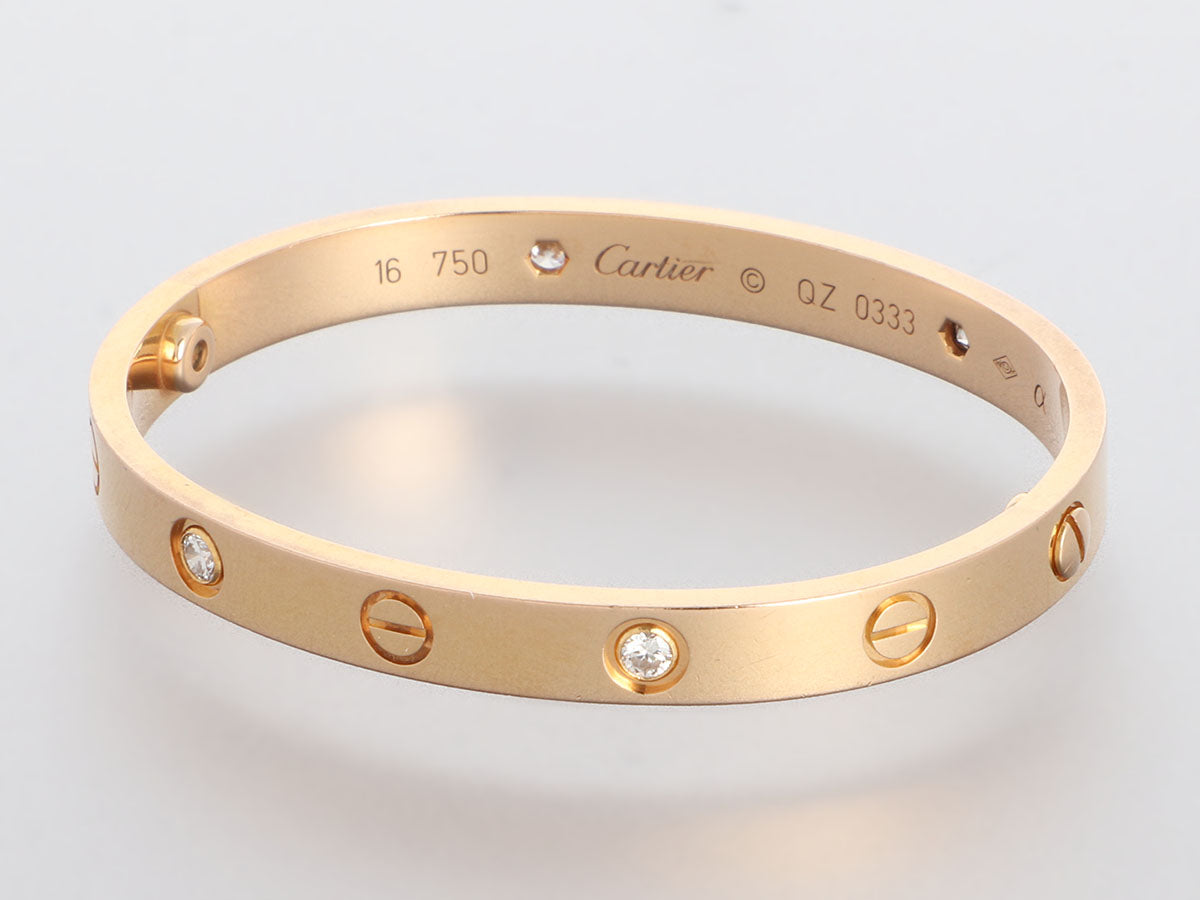 Rose Gold 16 750 Cartier Bracelet 18k Cartier Love Bracelet Crd