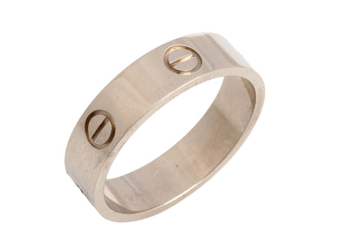 Cartier 18K White Gold Love Ring