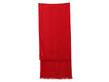 Cartier Vintage Red Wool and Silk Scarf