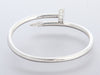 Cartier 18K White Gold Diamond Juste un Clou Bracelet