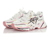 Dolce & Gabbana White Printed Sneakers