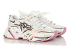 Dolce & Gabbana White Printed Sneakers