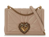 Dolce & Gabbana Beige Devotion Flap Bag