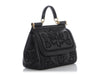 Dolce & Gabbana Medium Black Laser Cut Miss Sicily Bag