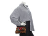 Dolce and Gabbana Leopard-Print Pony Hair and Embroidered Rose Sicily