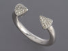 14K White Gold Diamond Open Band Ring