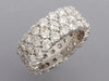14K White Gold 4.5-Carat Diamond Eternity Band Ring