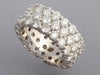 14K White Gold 4.5-Carat Diamond Eternity Band Ring