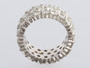 14K White Gold 4.5-Carat Diamond Eternity Band Ring