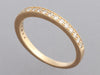 14K Yellow Gold 0.24 Diamond Band Ring