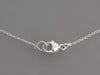 18K White Gold Diamond Horseshoe Necklace