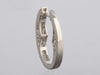 14K White Gold 0.50-Carat Diamond Oval Hoops