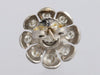 14K White Gold 0.50-Carat Diamond Flower Earrings