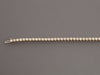 14K Yellow Gold 4.09-Carat Diamond Bezel Tennis Bracelet