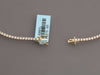 14K White Gold 5.35-Carat Diamond Tennis Necklace