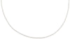 14K White Gold 3.87-Carat Diamond Tennis Necklace
