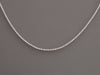 14K White Gold 3.87-Carat Diamond Tennis Necklace