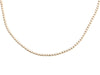 14K Yellow Gold 3.64-Carat Bezel Diamond Necklace