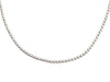 14K White Gold 7.07-carat Diamond Bezel Necklace