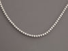 14K White Gold 7.07-carat Diamond Bezel Necklace