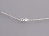 18K White Gold Diamond Cross Necklace