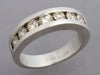14K White Gold Diamond Band