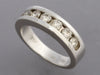 14K White Gold Diamond Band