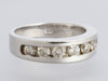 14K White Gold Diamond Band