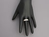 14K White Gold Diamond Band