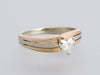 14K Yellow Gold Diamond Heart Ring