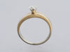 14K Yellow Gold Diamond Heart Ring