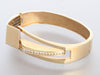 14K Yellow Gold Diamond Contemporary Bracelet