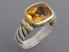 David Yurman Two-Tone Citrine Ring