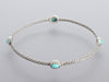 David Yurman Sterling Silver Turquoise Color Classics Bangle