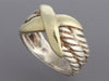 David Yurman Two-Tone X Band Ring