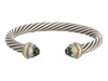 David Yurman Two-Tone Prasiolite 7mm Cable Bracelet