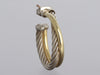 David Yurman Two-Tone Crossover Pierced Earrings