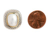 David Yurman Two-Tone Pearl Albion Pierced Earrings