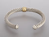 David Yurman Vintage Diamond Cable Classic Cuff