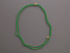 David Yurman Green Acrylic and 14K Yellow Gold Bel Aire Color Long Box Chain