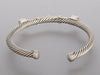 David Yurman Peridot and Pink Tourmaline Renaissance Station Bracelet