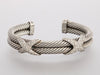 David Yurman Diamond X Double Cable Bracelet