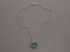 David Yurman Medium Blue Topaz Infinity Necklace