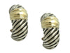 David Yurman Vintage Large Two-Tone Shrimp Earrings
