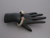 David Yurman 10mm renaissance bracelet amythest/rhodolite/Chalcedony
