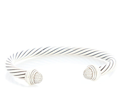 David Yurman Diamond Cable Classic Bracelet
