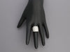 David Yurman Sterling Silver Pavé Diamond Wheaton Ring
