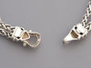 David Yurman Diamond Buckle Double Row Wheat Chain Necklace